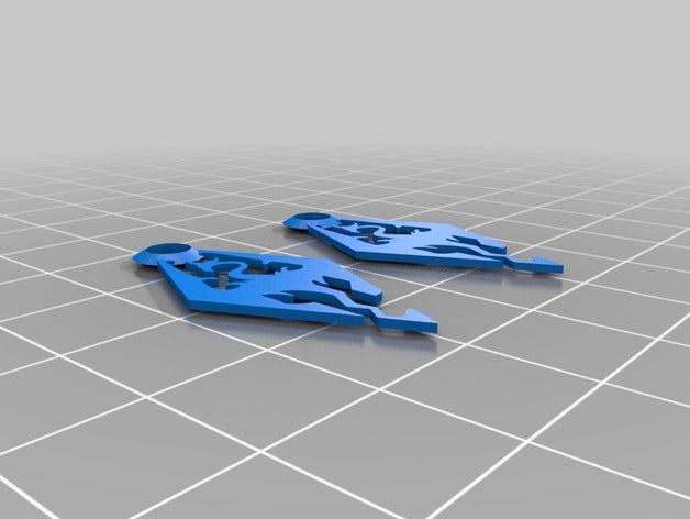 skyrim boucles d'oreilles des bethesda 3D print model - Mito3D