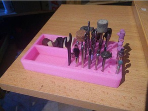 another dremel organizer small tool holders & boxes accessories 3d print model - Mito3D