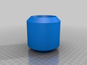 jarrón de cono interior La impresión en 3d 3d print model - Mito3D