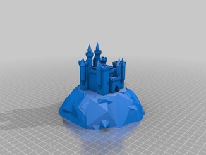 meu personalizados grande castelo gerador edifícios e estruturas personalizado 3d print model - Mito3D