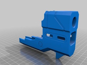 nerf hammershot short barrel props 3d print model - Mito3D