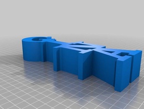 meine angepasste variable word gina Skulpturen kundengebundene 3d print model - Mito3D