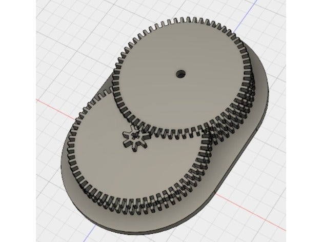 caixa de velocidades 100 000 vezes mais rápido engrenagem engrenagens a mudanças velocidade speeder speedup 3D print model - Mito3D