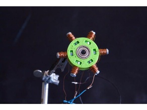 motore elettrico sfida il fai da te elettromagnete 3d print model - Mito3D