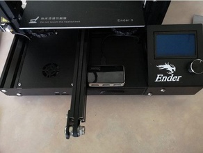 raspberry pi housing drawer ender-3 3d printer parts creality 3d print model - Mito3D
