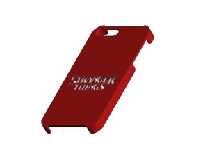 iphone 5 se case accessories stranger things 3d print model - Mito3D