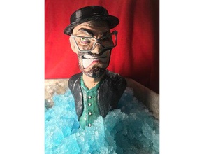 walter white buste L'impression 3d amc mauvais breaking bad drame heisenberg spectacle 3d print model - Mito3D
