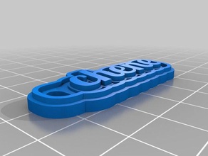 chene llaveros personalizado 3d print model - Mito3D