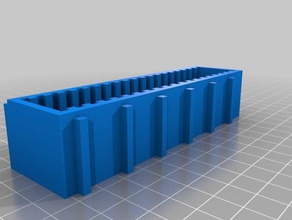 randy, empilable sd-card rack de 20 cartes porte-outils & boîtes personnalisé 3d print model - Mito3D