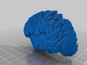 3d slash autismawareness brainpuzzle extrude 2 3d print model - Mito3D
