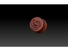 spin jauge bijoux l'oreille des jauges 3d print model - Mito3D