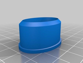 m+d béquille tube de casquettes 3d print model - Mito3D