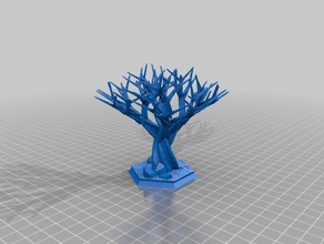 arbre shadespire jouets & accessoires de jeux hexagone terrain d'arbre en mondes souterrains warhammer 3d print model - Mito3D
