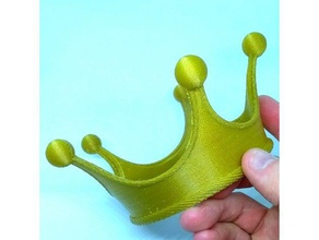 la diversión 3d rey de corona el traje sombrero royal 3d print model - Mito3D