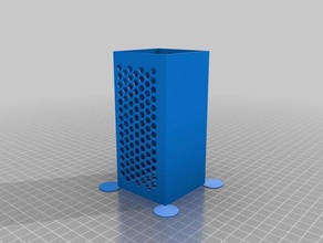 il mio personalizzato leggermente modificato scatola cassetto hex modello lati utensili & caselle su misura 3d print model - Mito3D