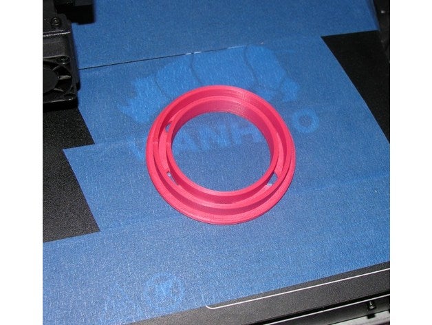 my customized parametric filament spool adaptor 3d printer accessories 3D print model - Mito3D
