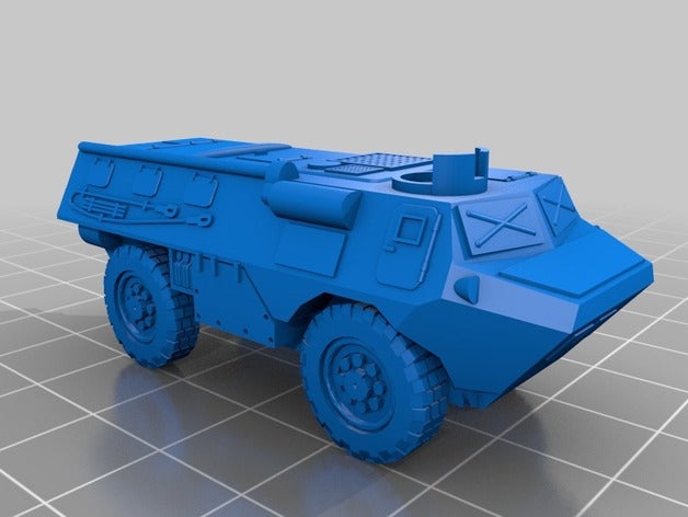 1-100 renault vab vehículos francés tanque 3D print model - Mito3D