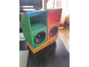 pc speakers audio 3d print model - Mito3D