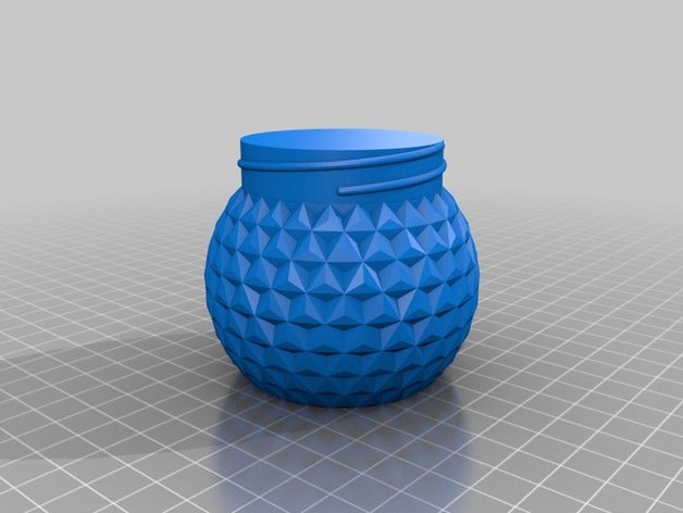 tentar recipientes personalizado 3D print model - Mito3D