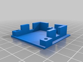 hacker servo mount 3d printer parts rc plane servomount 3d print model - Mito3D