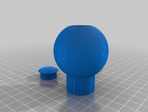 3d slash volant bouton remix 3d print model - Mito3D