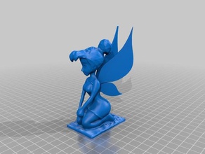 tinkerbell Kunst 3d print model - Mito3D