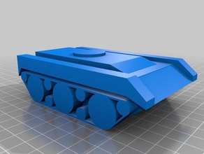 tracked armored vehicle 3d printing military tank