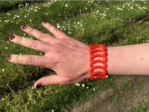 link bracelet bracelets modular openscad preassembled 3d print model - Mito3D