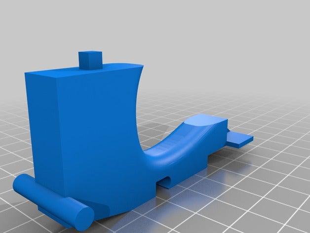 airsoft p90 Ersatz-trigger teilen trigger 3D print model - Mito3D