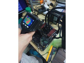 m5stack câmera de imagem térmica caso diy amg8833 a do ir 3d print model - Mito3D
