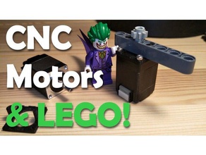 nema 8 - lego technic compatible visage de la plaque jouets mécaniques nema08 moteur pas à montage 3d print model - Mito3D