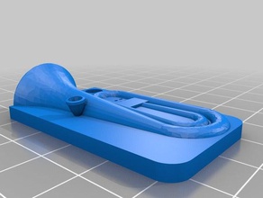 better tuba euphonium keyring 3d printing 3d print model - Mito3D