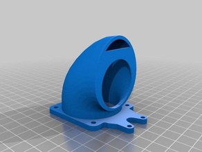 tevo tarantula fan duct 40mm 3d printer parts mount fanduct upgrade 3d print model - Mito3D
