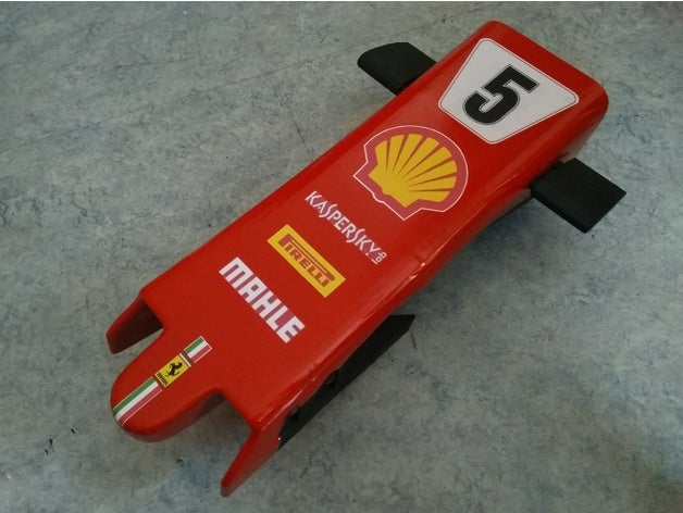 ferrari sf71h nosecone 2018 à grande échelle de 55 cm analyses & répliques carparts la formule 1 pirelli raikkonen shell vettel 3D print model - Mito3D