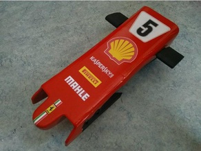 ferrari sf71h Nase 2018 große Skala von 55 cm scans & Replikate carparts Formel 1 pirelli Räikkönen shell vettel 3d print model - Mito3D