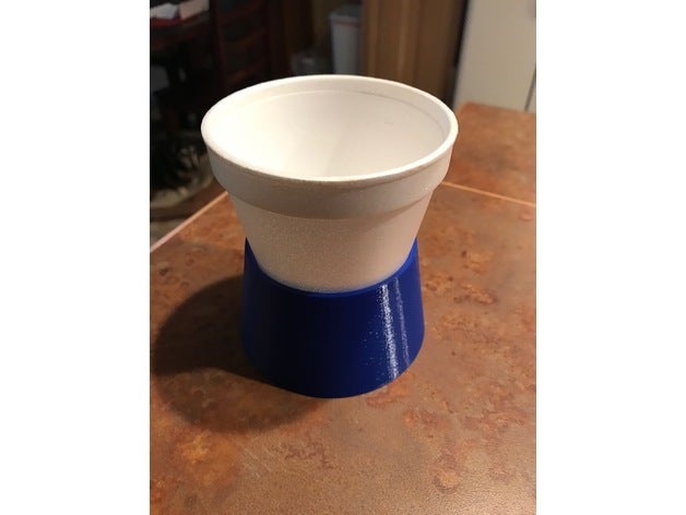 styrofoam cup holder 3d printing 3D print model - Mito3D