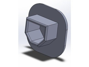 usb tybe b poeira Impressora 3d de peças pó cap tampa proteção contra filtro 3d print model - Mito3D