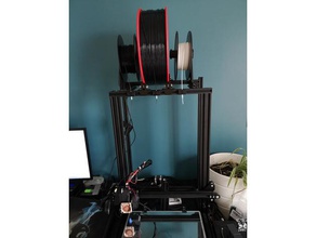 bearing support 23kg reel cr-10 3d printer accessories 3d print model - Mito3D