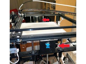 nivelado facil cama tronxy x5s A impressão 3d de testes 3d print model - Mito3D