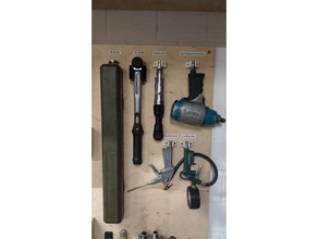 halter druckluftwerkzeuge holder pneumatic tools 3d printing garage tool werkstatt werkzeug 3d print model - Mito3D