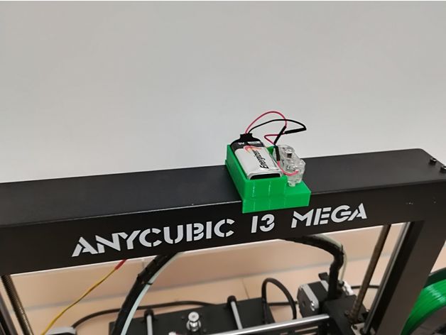 anycubic i3 mega-Akku-Halter 3d-Drucker Teile mega batteryholder extruder-fan 3D print model - Mito3D