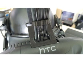 htc vive - tpcast cable clip front computer 3d print model - Mito3D
