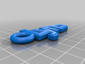 keychain-lynn 3d printing 3d print model - Mito3D