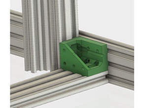 v-Nut-Ecke Klammer 3d-Drucker Teile openbuilds v-Nut 3d print model - Mito3D