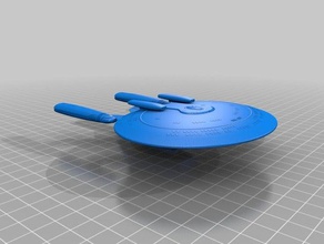 star trek tng de la nouvelle-orléans classe des véhicules borg starship 3d print model - Mito3D