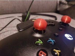 dôme chapeaux contrôleur de xbox joystick les jeux vidéo 3d print model - Mito3D