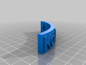 my customized vorpal combat hexapod nameplate generator robotics 3d print model - Mito3D