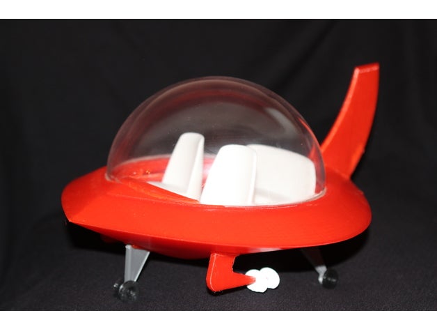 jetsons flying car sculptures 3D print model - Mito3D