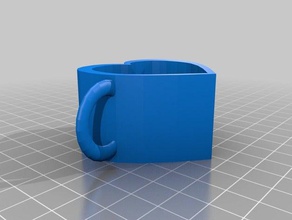 heart cup 3d printing 3d print model - Mito3D
