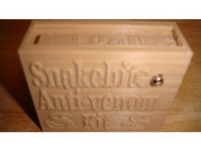 snakebite box gag mechanical toys anti-venom snake surprise 3d print model - Mito3D
